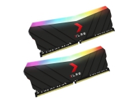 XLR8 Gaming EPIC-X RGB - DDR4 - sett - 16 GB: 2 x 8 GB - DIMM 288-pin - 3600 MHz / PC4-28800 - CL18 - 1.35 V - ikke-bufret - ikke-ECC