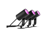 Philips Hue White Color Ambiance Outdoor Lily Spot 3-Pack - Base Kit - Low voltage