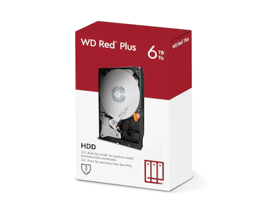 WD Red Plus 3,5'' NAS HDD 6TB