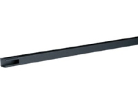 HAGER Kabelkanal LF 15015 komplet Højde 15 mm, bredde 15 mm, Længde 2000 mm Antrazit RAL 9011 plast