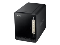 Zyxel NAS326 - Personlig skylagringsenhet - 2 brønner - SATA 3Gb/s - RAID 0, 1, JBOD - RAM 512 MB - Gigabit Ethernet - iSCSI støtte