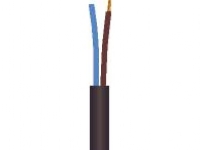 Gummikabel 2x1 mm² H07RN-F sort 450/750V ring, kabeldiameter 7,8mm - (100 meter)