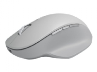 Microsoft Surface Precision Mouse - Mus - ergonomisk - høyrehendt - optisk - 6 knapper - trådløs, kablet - USB, Bluetooth 4.2 LE - grå - kommersiell
