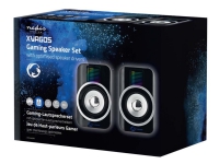 Nedis Gaming Xyagos - Høyttalere - for PC - 5 watt - svart, blå