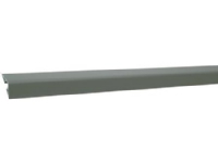 HAGER Gulvliste Bredde 40 mm, Højde 11 mm, Længde 2000 mm Grå RAL 7030 plast - (2 meter)