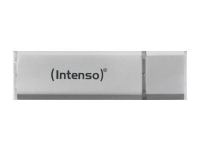 Intenso Alu Line - USB-flashstasjon - 64 GB - USB 2.0 - sølv