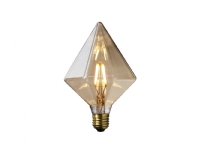 LED 3W DEKOPÆRE DIAMANT GYLDENT GLAS