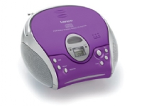 Lenco SCD-24, 1,88 kg, Lilla, Sølv, Bærbar CD-spiller