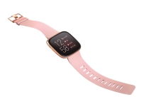 Fitbit Versa 2 - Kobberrosa - smartklokke med bånd - silikon - kronblad - Bluetooth - 40 g
