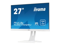 iiyama ProLite XUB2792QSU-W1 - LED-skjerm - 27 - 2560 x 1440 @ 70 Hz - IPS - 350 cd/m² - 1000:1 - 5 ms - HDMI, DVI, DisplayPort - høyttalere - hvit