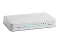 NETGEAR GS208 - Switch - ikke-styrt - 8 x 10/100/1000 - stasjonær