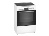 Bosch Serie | 4 HKR39A220W - Komfyr - frittstående - bredde: 60 cm - dybde: 60 cm - høyde: 90 cm - med selvrens - hvit