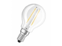 OSRAM CLASSIC - LED-lyspære - form: P25 - klar finish - E14 - 2 W (ekvivalent 25 W) - klasse A++ - varmt hvitt lys - 2700 K