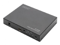 DIGITUS - Videoveggkontroller - HDMI - HDMI - HDMI - 4 x HDMI - svart