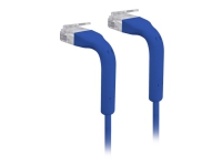 Ubiquiti UniFi - Koblingskabel - RJ-45 (hann) til RJ-45 (hann) - 30 cm - 3 mm - CAT 6 - med støvel - blå