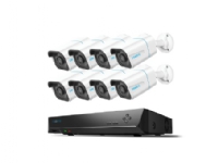 Reolink RLK16-810B8-A Komplettset für Videoüberwachung [1x NVR RLN16-410 (4K Version), 8x RLC-810A 4K UHD PoE Bullet Kamera]