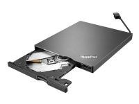 Lenovo ThinkPad UltraSlim USB DVD Burner - Platestasjon - DVD±RW (±R DL) / DVD-RAM - SuperSpeed USB 3.0 - ekstern - CRU - for ThinkBook 14 G4+ IAP ThinkCentre M70q Gen 2 M70s Gen 3 ThinkPad X1 Carbon Gen 10 V15