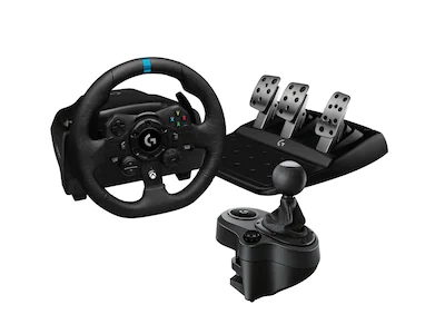 Logitech G923 og Driving Force Shifter Bundle