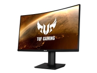 ASUS TUF Gaming VG32VQR - LED-skjerm - gaming - kurvet - 32 - 2560 x 1440 WQHD @ 165 Hz - VA - 400 cd/m² - 3000:1 - DisplayHDR 400 - 1 ms - 2xHDMI, DisplayPort - høyttalere