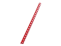 GBC CombBind - 12 mm - 21 ringer - A4 (210 x 297 mm) - 95 ark - rød - 100 stk plastbindekam - for P/N: 2101435, 4400399, IB271106, IB271717
