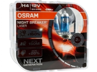 Osram Night Breaker Laser, 75 W, 12 V, H4, Halogen, 2 stykker