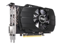 ASUS PH-RX550-4G-EVO - Grafikkort - Radeon RX 550 - 4 GB GDDR5 - PCIe 3.0 x16 - DVI, HDMI, DisplayPort