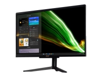 Acer Aspire C 24 C24-1600 - Alt-i-ett - Pentium Silver N6005 / 2 GHz - RAM 8 GB - SSD 256 GB - UHD Graphics - GigE - WLAN: Bluetooth 5.0, 802.11a/b/g/n/ac/ax - Win 11 Home - monitor: LED 23.8 1920 x 1080 (Full HD) - svart