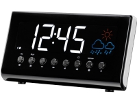 Denver CR-718, Digital vekkerklokke, Rektangel, Sort, °C, Digitalt, LED