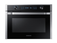 Samsung NQ50K5130BS, Innebygget, Solo mikrobølge ovn, 50 l, 900 W, Rotasjon, Berøring, Svart, Rustfritt stål