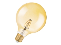 OSRAM Vintage 1906 LED - LED-filamentlyspære - form: G125 - klar finish - E27 - 4 W (ekvivalent 35 W) - klasse F - varmt hvitt lys - 2400 K - gull