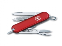 Victorinox Signature, Klappkniv uten lås, Multiverktøyskniv, Klipp punkt, Rustfritt stål, ABS syntetisk, Rød