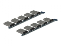 Delock - USB-kontakt - USB-C (hann) til 4-stiftskontakt (hann) - 5 A (en pakke 10)