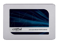 Crucial MX500 - Solid State-stasjon - krypteret - 4 TB - intern - 2,5 - SATA 6Gb/s - 256-bit AES - TCG Opal Encryption 2.0