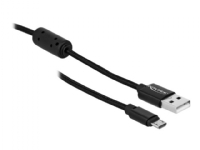 Delock - Musematte - med Qi-trådløs lader - 5 / 9 V - svart