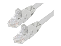 StarTech.com 3m LSZH CAT6 Ethernet Cable, 10 Gigabit Snagless RJ45 100W PoE Network Patch Cord with Strain Relief, CAT 6 10GbE UTP, Grey, Individually Tested/ETL, Low Smoke Zero Halogen - Category 6 - 24AWG (N6LPATCH3MGR) - Koblingskabel - RJ-45 (han