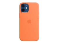 Apple - Baksidedeksel for mobiltelefon - med MagSafe - silikon - kumquat - for iPhone 12 mini