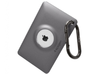 Spigen Air Fit, Nøkkelfinderetui, Sort, Grå, Apple AirTag