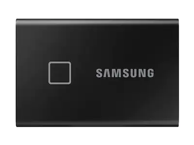 Samsung T7 Touch Ekstern SSD 500GB (sort)