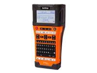 Brother P-Touch PT-E550WVP - Etikettmaker - S/H - termotransfer - Rull (2,4 cm) - 180 x 360 dpi - inntil 30 mm/sek - USB 2.0, Wi-Fi(n) - kutter - 7-linjers utskrift - svart, oransje