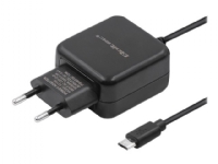 Qoltec - Strømadapter - 12 watt - 2.4 A (Micro-USB Type B) - svart