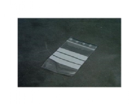 Lynlåspose 80x120 mm 50 my med Skrivefelt LDPE m/100 stk. - (karton á 10 pakker)