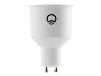 LIFX COLOR - LED-lyspære - GU10 - 6 W - klasse G - 16 millioner farger - 2500-9000 K - perlehvit (en pakke 2)
