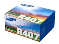Samsung CLT-R407 - Svart, gul, cyan, magenta - original - bildebehandlingsenhet for skriver - for Samsung CLP-320, CLP-325, CLX-3180, CLX-3185, CLX-3186