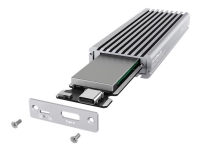 RaidSonic ICY BOX IB-1817Ma-C31 - Drevkabinett med dataindikator - M.2 - M.2 NVMe Card - USB 3.1 (Gen 2) - sølv