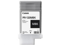Canon PFI-120 MBK - 130 ml - matt svart - original - blekkbeholder - for imagePROGRAF GP-200, GP-300, TM-200, TM-205, TM-300, TM-305