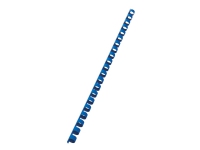 GBC CombBind - 10 mm - 21 ringer - A4 (210 x 297 mm) - 65 ark - blå - 100 stk plastbindekam - for P/N: 2101435, 4400399, IB271106, IB271717