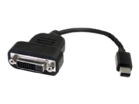StarTech.com Mini DisplayPort to DVI Adapter - 1080p - Single Link - Active - Mini DP (Thunderbolt) to DVI Monitor Adapter (MDP2DVIS) - DVI-adapter - dobbeltlenke - Mini DisplayPort (hann) til DVI-D (hunn) - 20 cm - svart