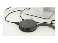 i-Tec USB-C Pocket Dock 4K HDMI or VGA with PD - Dokkingstasjon - USB-C - VGA, HDMI - GigE