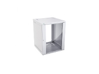 Schneider Electric NSYKDB15U6F, Veggmonterbar hylle, 15U, 50 kg, Nøkkellås, Forbedret kabelføring, Grå