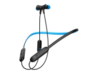 JLab Audio Play Gaming Wireless Earbuds - Ørepropper med mikrofon - i øret - nakkebånd - Bluetooth - trådløs - svart, blå